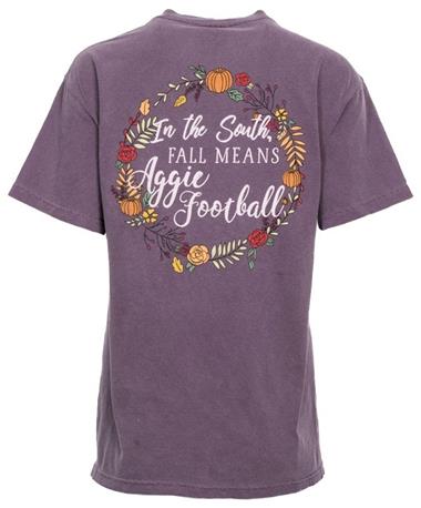 Texas A&M Wreath Fall In the South Tee