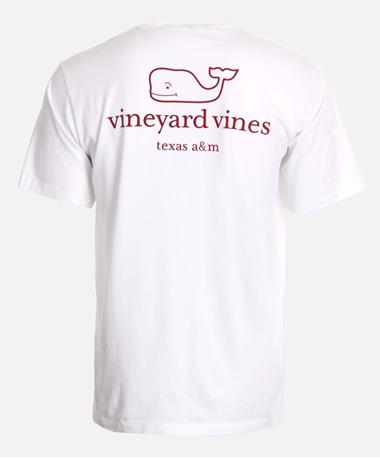 Vineyard Vines TAMU White Whale T Shirt